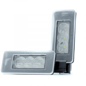 Éclairage de plaque d'immatriculation à LED 6000 K blanc froid 12 V CANBUS pour Peugeot 207CC, 308 MK2, 2008, 208, Citroën C5 III RD
