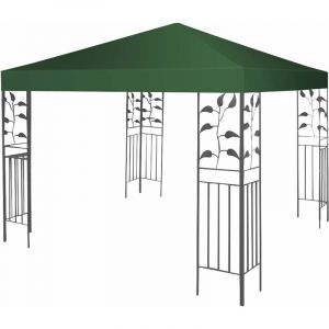 Toile de Pavillon Tonnelle Toile de Rechange pour Tonnelle de Jardin pour Pavillon de Jardin 300 x 300 cm Vert - Goplus
