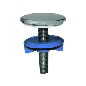 Presto - Cache-trou Luxe finition chromé - 50 mm