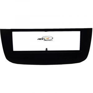 Facade autoradio FA412 compatible avec Fiat Grande Punto Evo - 1Din Noir brillant