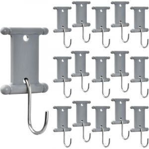 Lot De 16 Crochets D'auvent De Caravane,Accessoires Auvent RV Crochet En Forme De S,Crochet Auvent Camping Car,Pour D&eacute;coration Int&eacute;rieure Et