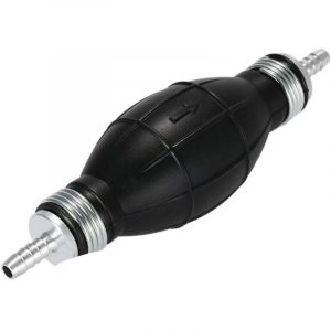 Basetbl - 8 mm Poire D'Amorcage Carburant Pompe à Main Inline Bateaux Alliage Gasoil Essence Diesel Pump,Universelle Pump Essence,Huile, Eau,Pompe de