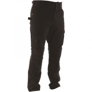 Pantalon De Travail Slim &ndash; Caterpillar Nexus Noir &ndash; Stretch L&eacute;ger &ndash; 50% Coton &ndash; Genoux Renforc&eacute;s &ndash; Multi-Poches - 42