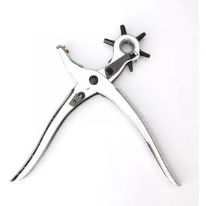 Perforatrice multifonctionnelle, perforatrice ronde pour trous de différentes tailles, perforatrice universelle pour cuir, ceintures, papier et tissu