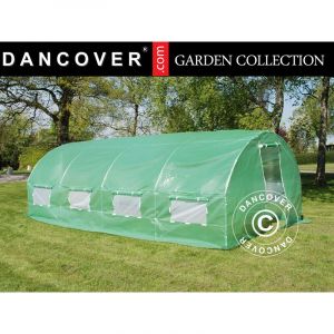 Dancover - Serre Tunnel 3x8x2m, 24m&sup2;, Vert