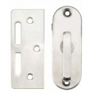 Verrou Porte en Acier Inox Loquet Porte Antirouille Verrou Porte Coulissante &agrave; Visser Verrou de S&eacute;curit&eacute; Fermeture Porte Loquet Verrou Porte Garage