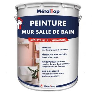 Metaltop - Peinture Mur Salle De Bain - Pot 1 l - 7038 - Gris agate