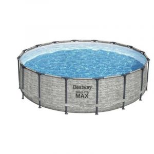 [JAMAIS UTILISÉ] Piscine tubulaire ronde Steel Pro Max Ø4,88 x 1,22m - Bestway