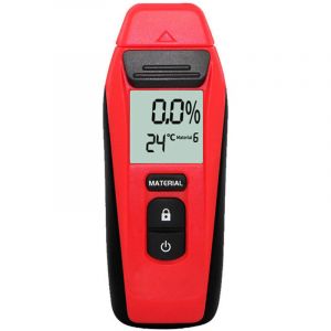 Humidimètre numérique pour bois - Détecteur d'humidité - Détecteur de fuite d'eau de type broche - Testeur d'humidité pour bois de chauffage