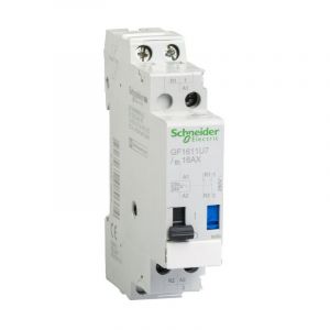 Schneider Electric - TeSys GF16 - télérupteur - bobine 230..240V 50/60Hz - 1O+1F 16A (GF1611U7)