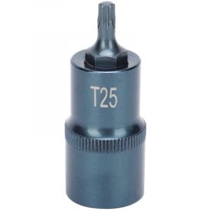 Embout de Tournevis en étoile, Douille Carrée 1/2 Po, Embout de Douille en Acier Allié S2, Matériel D'outils à Main Bleuissant(55mm)