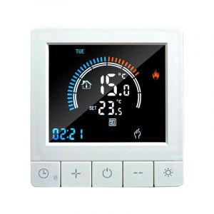 Tonchean - Thermostat intelligent Thermostat de chauffage Thermostat d'ambiance Thermostat de chauffage au sol électrique 16A blanc