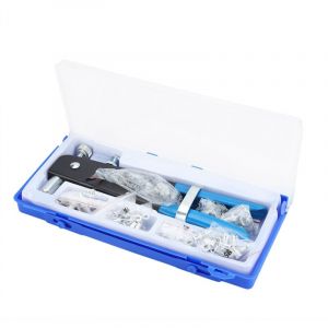 Kkmoon - Kit de 86 Pièces pour Pose de Rivets Auto-Serrants (M3 à M8) - Pistolet à Riveter + Rivnuts (Écrous Filetés) - Outil Professionnel pour