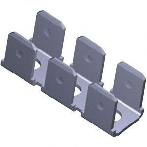 Te Connectivity - Languette 6.3 x 0.8 mm 41482 à souder sur circuits imprimés 180 ° non isolé métal 1 pc(s) C76579