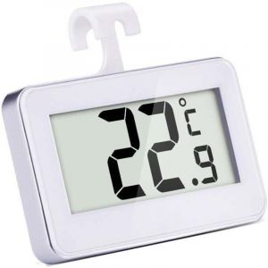 R&eacute;frig&eacute;rateur Thermom&egrave;tre Digital Cong&eacute;lateur Thermom&egrave;tre Digital et Moniteur de Int&eacute;rieure Temp&eacute;rature, Blanc