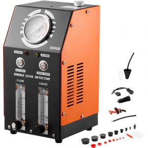 Mophorn - D&eacute;tecteur de fuite de machine &agrave; fum&eacute;e automobile. Pompe &agrave; air int&eacute;gr&eacute;e,manom&egrave;tre, niveau d'huile et d&eacute;bitm&egrave;tre.D&eacute;tecteur de diagnostic sous