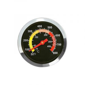 Linghhang - 6CM Thermomètre, Fumeur de Barbecue Jauge de température,Thermostat pour bbq, et thermomètre à Barbecue d'Autres - black