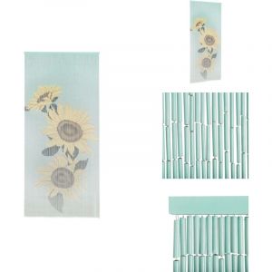 Vidaxl - Rideau de porte contre insectes Bambou 90 x 200 cm - Rideau De Porte - Rideaux De Portes - Rideau Anti-insectes En Bambou - Rideaux