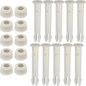 Lot de 10 goupilles en plastique pour piscines rondes &agrave; cadre m&eacute;tallique Intex, joints de piscine, pi&egrave;ces de rechange pour joints de piscine, pi&egrave;ces