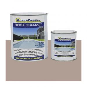 Peinture Piscine Epoxy - 1 Kg Taupe Matpro