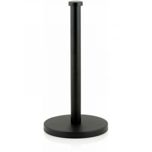 Porte-rouleau en m&eacute;tal, noir, &Oslash;16x32cm Andrea House CC70004