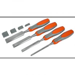 Avit - Jeu de 4 ciseaux avec des lames en acier trempé, 6.5, 13, 19, 25 mm de largeur ck AV10010