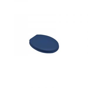 Dianhydro - Abattant wc universel Mod.Top 43-46x37 cm abattant wc en fonte de bois Bleu Marine empattement 13,5-18 cm avec charnie'res re'glables Blu