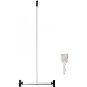Mophorn Balayeuse magn&eacute;tique de 15 pouces avec roues, capacit&eacute; de 8 lb, poign&eacute;e r&eacute;glable, balayeuse l&eacute;g&egrave;re pour clous et vis, nettoyage facile pour