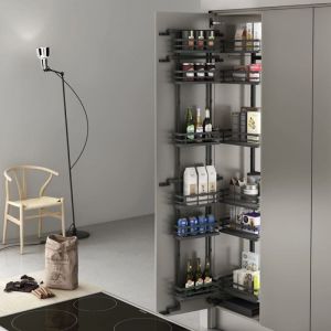 Colonne coulissante FLAT. Devant 600mm. Hauteur 1870mm. Longueur 495mm - talla