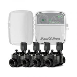 Programmateur d'arrosage automatique Wifi RC2 4 zones intérieur Rain Bird 4 Electrovannes 100 hv 24V 1''