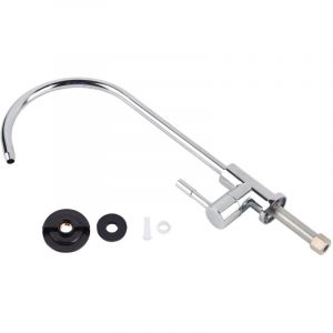 Sunxury - 1/4 '' alliage de zinc robinet d'évier de cuisine robinet Chrome osmose inverse ro filtre à eau potable