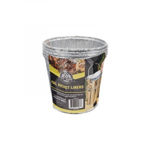 Pit Boss Rev&ecirc;tements Alu (x 6) pour Seau &agrave; Graisse