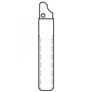 Cl&eacute; Flip Auto Citro&euml;n Hu107t Silca