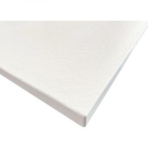 NALA - Receveur de douche SMC en fibre de verre effet pierre avec bonde inclus H. 2,6 cm 70 x 180 Blanche