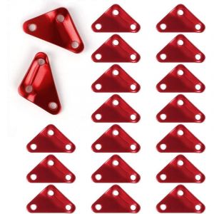 Ahlsen - Huahao Tente Corde Tendeur De Corde 30 Pcs Tente Tente Tente Corde Tendeur Cordon Tendeur Cordon Ajusteur, Alliage D'aluminium Corde Tendeur