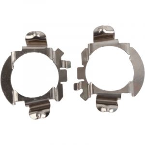 Keenso 2 pcs/paire adaptateur de phare H7 LED support retenue pour d'ampoule ampoule argent&eacute;-Ampoule Led Homologu&eacute;.
