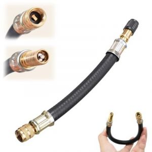 Rallonge de valve pour voiture, adaptateur pour valve de v&eacute;lo, rallonge de valve pour voiture, adaptateur de valve avec capuchon de valve universel