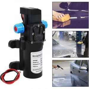 Pompe &agrave; eau automatique haute pression &agrave; membrane 12V 60W 5L/min - YES - Arrosage de jardin - Pompe de surface