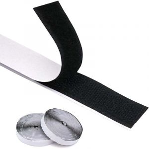 scratch autocollant double face, adh&eacute;sif puissant, 20 mm x 8 m, bande velcro autocollant, pour cadres photo, tapis, moustiquaires,Bande