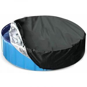B&acirc;che de protection pour piscine tubulaire, Bache piscine ronde imperm&eacute;able, R&eacute;sistante &agrave; la poussi&egrave;re,Convient &agrave; la piscine gonflable
