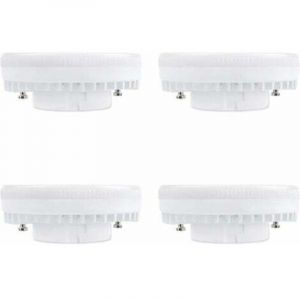 Ampoule GX53 LED 9W, Blanc Froid 6000K, 120&deg;, &Eacute;quivalent Lampe CFL GX53 15W-18W, 900LM, Non-dimmable, Spot LED Encastrable pour Meuble