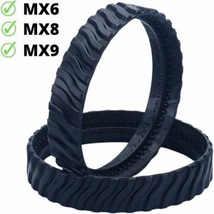 2 chenilles adaptables pour pneus Zodiac MX6 MX8 MX9, Baracuda Robot Nettoyeur de Piscine R0526100, Ensoleillé