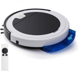 Aiperq - Balayeuse &eacute;lectrique intelligente, robot de balayage domestique humide et sec, double usage, t&eacute;l&eacute;commande, adapt&eacute;e aux chambres avec moquette