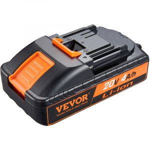 VEVOR Batterie pour Outil Sans Fil Lithium-ion 20 V 4,0 Ah Batterie de Remplacement pour Batteries deOutils Electriques de Haute Capacite Compatible
