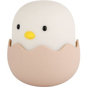 Veilleuse Enfant LED, Veilleuse de B&eacute;b&eacute; Coquille d'oeuf Poulet Emotion Lumi&egrave;re de Nuit USB Rechargeable Silicone Veilleuse Lampe avec Contr&ocirc;le Tactile
