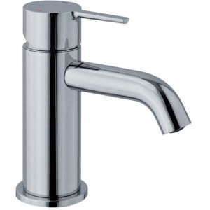 Cristina Ondyna &ndash; Robinet mitigeur lave-mains chrom&eacute; &ndash; Finition m&eacute;tal &ndash; Hauteur sous bec 62 mm &ndash; Saillie 103 mm &ndash; Garantie 8 ans - PC20751