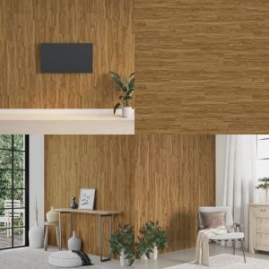 Vidaxl - Panneaux muraux Aspect bois Marron pvc 2,06 m² - Panneau Mural - Revêtement Mural - Décorations Murales - Parquet Mural - Effet Bois - Home