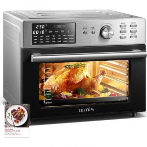 Mini four grill 30L &ndash; 1800W avec circulation d'air chaud &ndash; 21 programmes automatiques &ndash; Cuisson rapide et saine