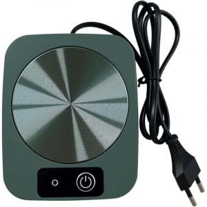 Chauffe Tasse Vert, R&eacute;chauffe Tasse Electrique 55 ℃ Tasse Chauffante pour Chauffer Caf&eacute; Lait Th&eacute; Cacao Eau, Cadeau pour Amateurs Caf&eacute;