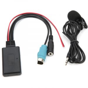 Gistuch - Adaptateur de cble aux Bluetooth 5.0 avec microphone adapté pour Alpine KCE236B CDA9852/E CDE9887/R
